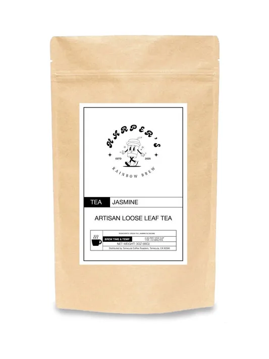 Harper's Jasmine Green Tea – Loose Leaf Floral Light Tea